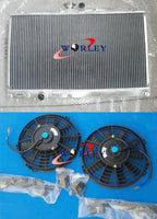 52mm Aluminum Radiator + 2 Fans for Mitsubishi Lancer EVO 7 8 (2001-2007)