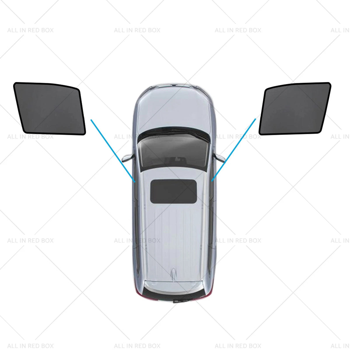 Set of 2 Magnetic Mesh Sun Blind Shades for Hyundai Tucson (2021–2024)