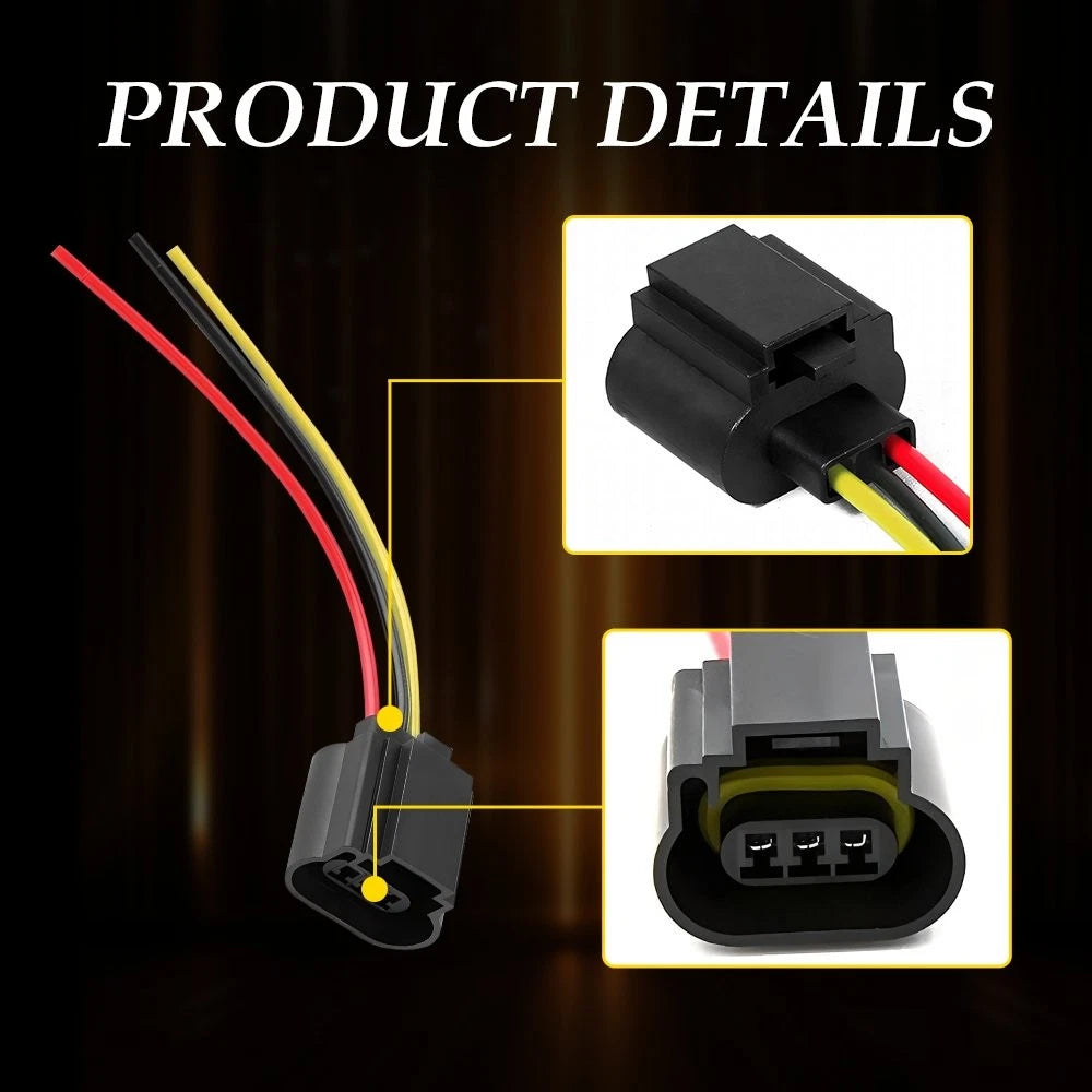 Extension Wire Pigtail for H13 9008 Headlight Harness (Ceramic)
