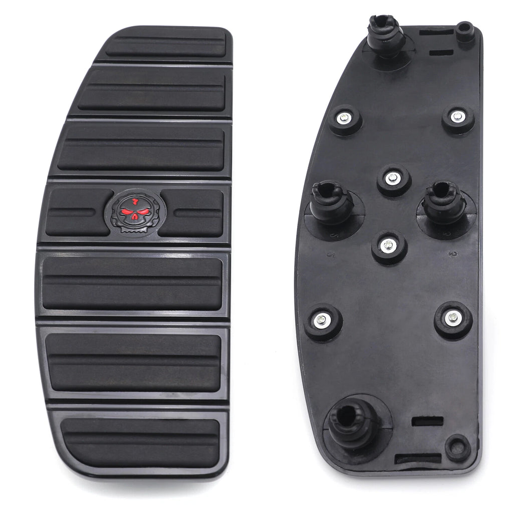 Skull Footboard Floorboard Set for Harley Touring Softail (1987–2015)
