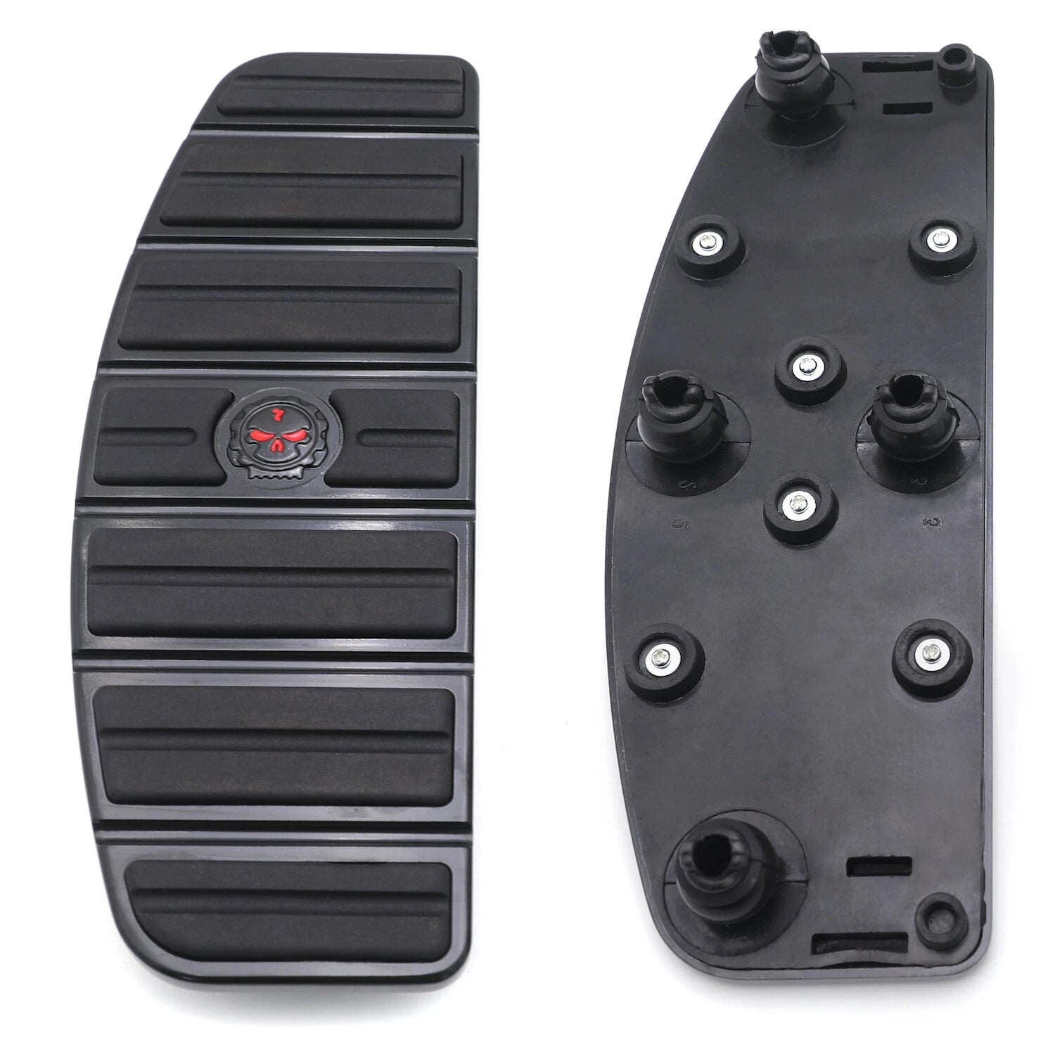 Skull Footboard Floorboard Set for Harley Touring Softail (1987–2015)