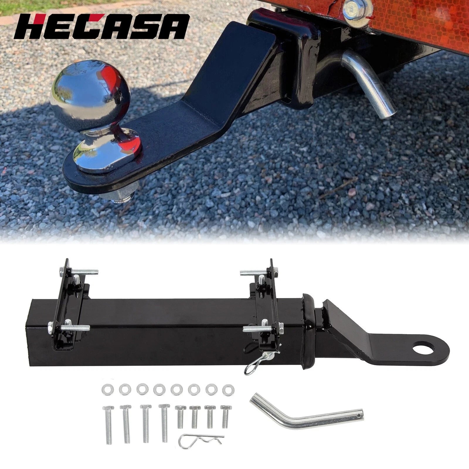 Universal Rear Trailer Hitch 2" Receiver for Club Car EZGO Yamaha