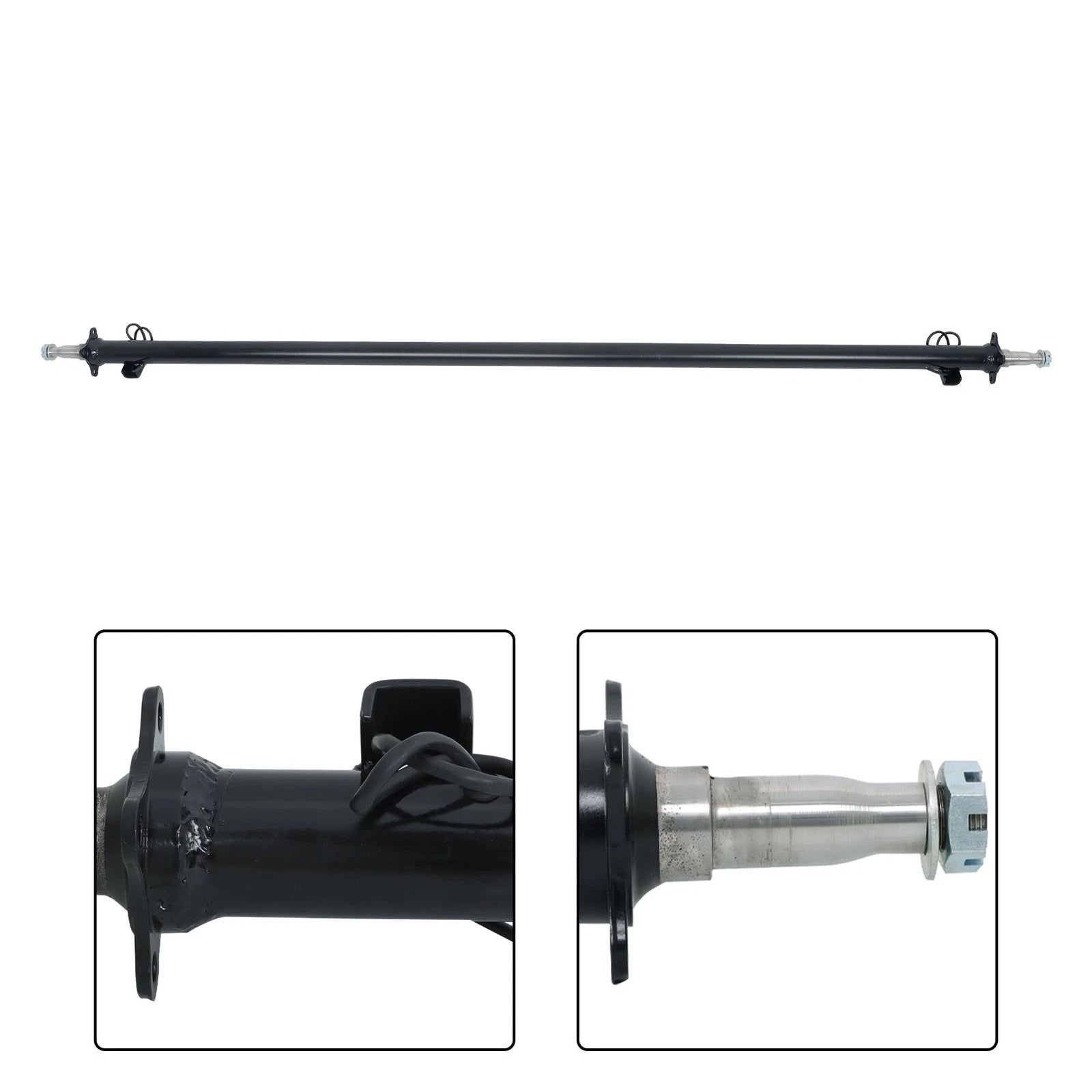 Trailer Axle with Idler for 3500 lbs (95" Hub Face, 80" Spring Center)