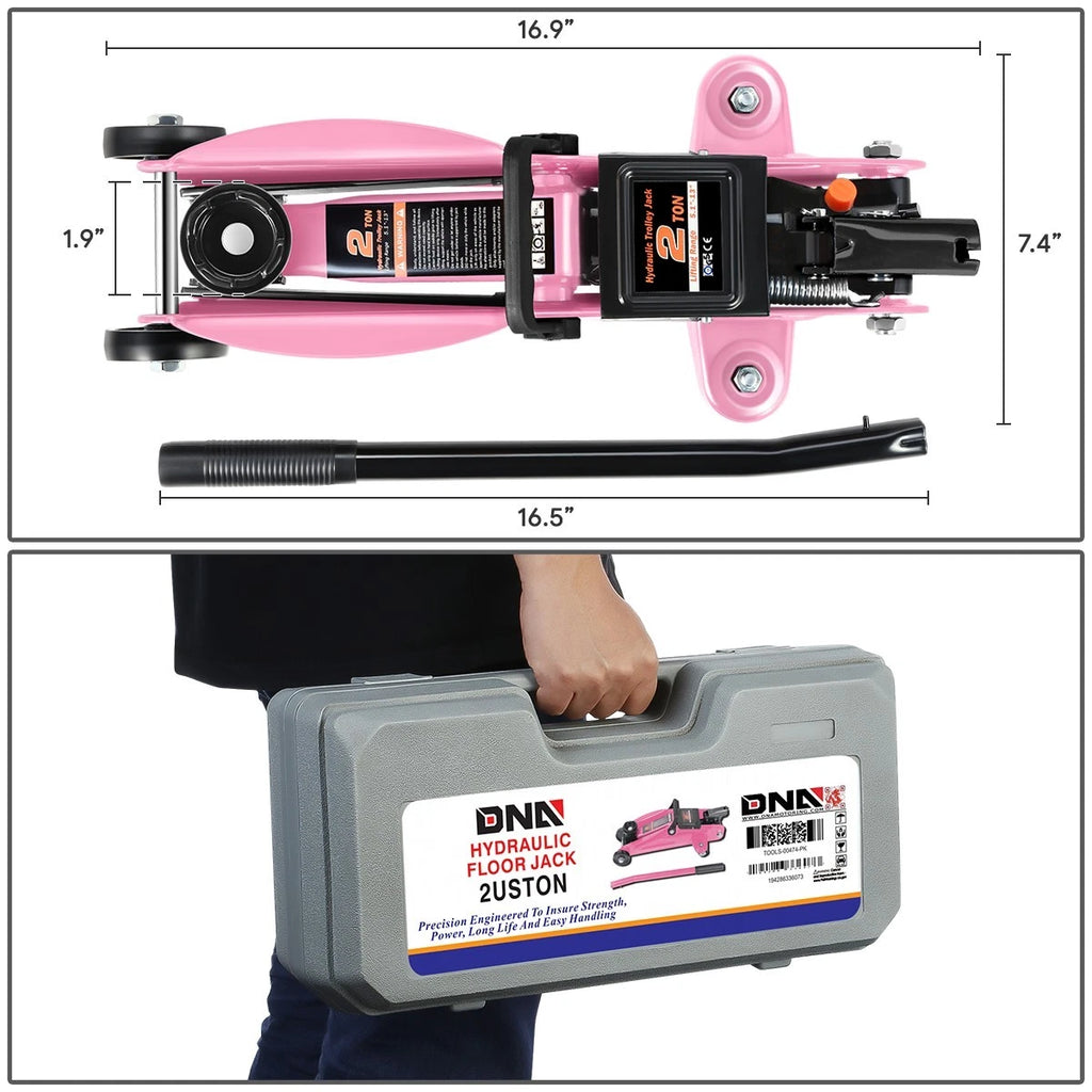 2 Ton Hydraulic Floor Jack for (4000lbs Capacity)