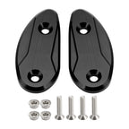 Black mirror delete blanking block off plates for Honda CBR1000RR (2008–2023)