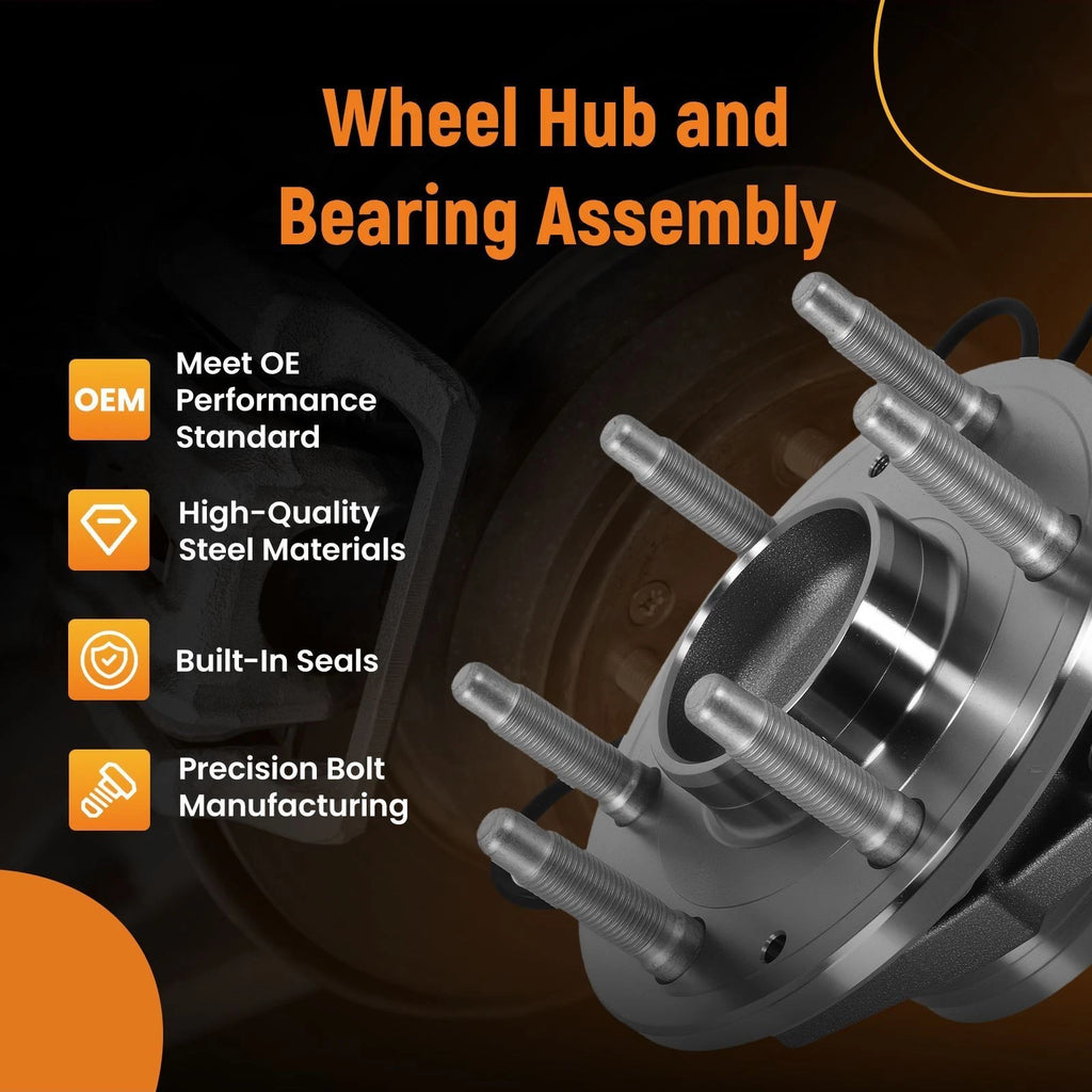 Front Wheel Hub Bearing for Chevrolet Express 2500 RWD (2003–2005) 515175
