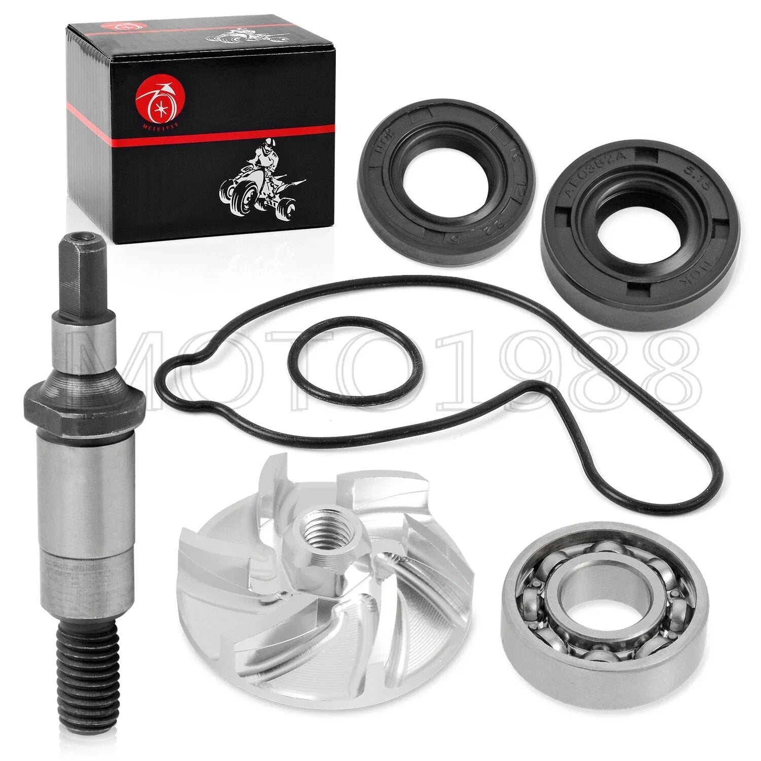 Water Impeller Shaft Bearing Seal Kit for Yamaha YZ450F (1998–2024)