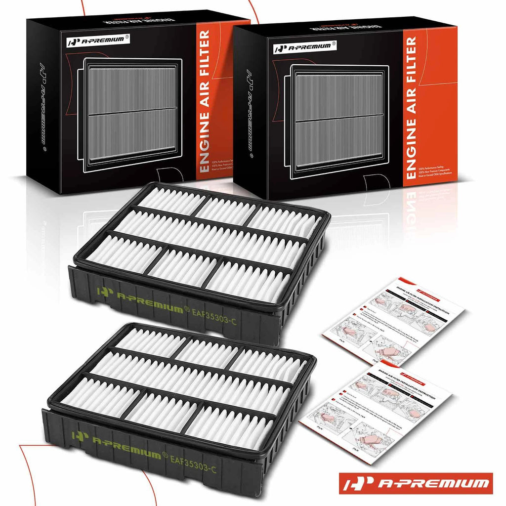 2X Engine Air Filter for Mitsubishi Diamante (1997–2004)