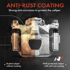 2X Rear Brake Caliper with Bracket for Chevy Colorado GMC Canyon (2021–2022)
