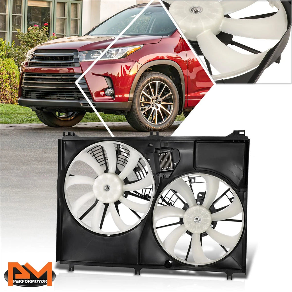 Radiator Cooling Fan Assembly for Toyota Highlander 3.5L (2014–2019)