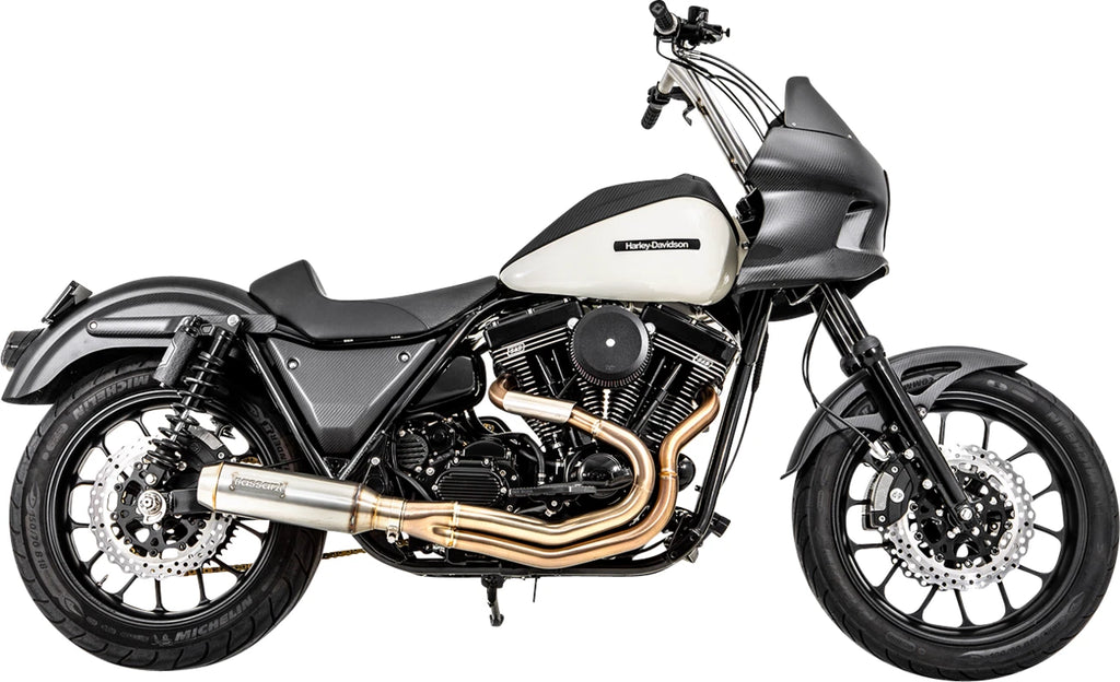 Bassani 2-into-1 Exhaust System for Super Bike (Stainless)