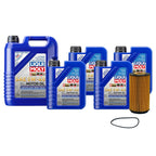 Oil Change Kit 9L Liqui Moly Leichtlauf 5W-40 for Audi CEUA 4.0L