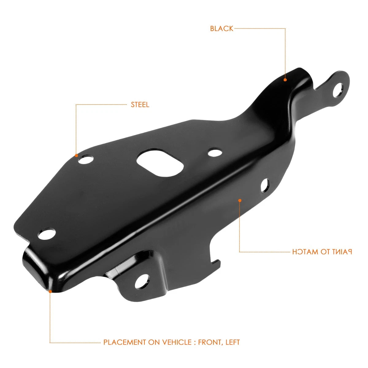Left Driver Side Steel Engine Hood Hinge for Silverado/Sierra/Tahoe/Yukon (1999–2007)