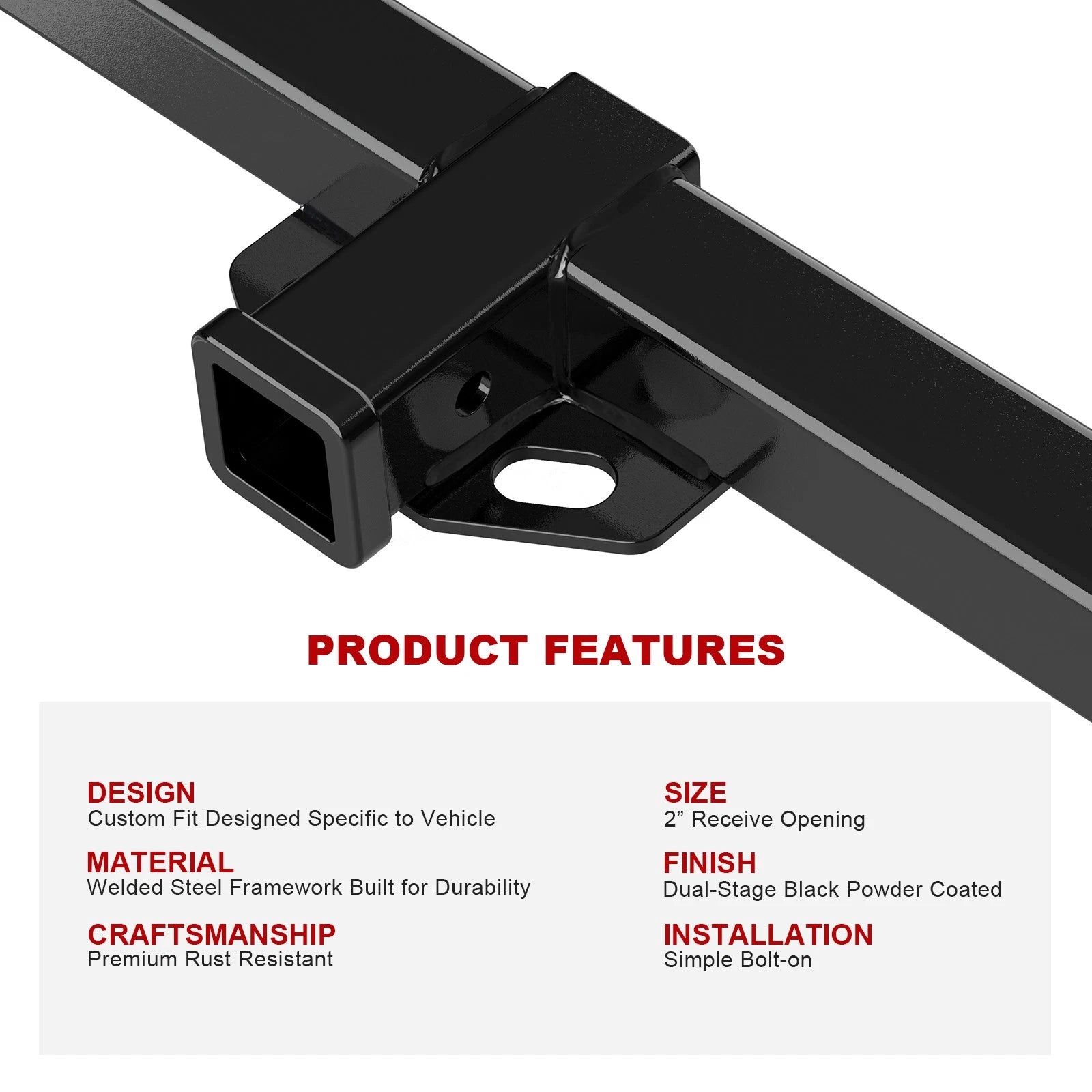 Trailer Hitch Receiver for Honda Odyssey (1999-2017)