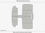 EVA Pad Teak Flooring Mat for Sea Ray 650 Sundancer (1994)