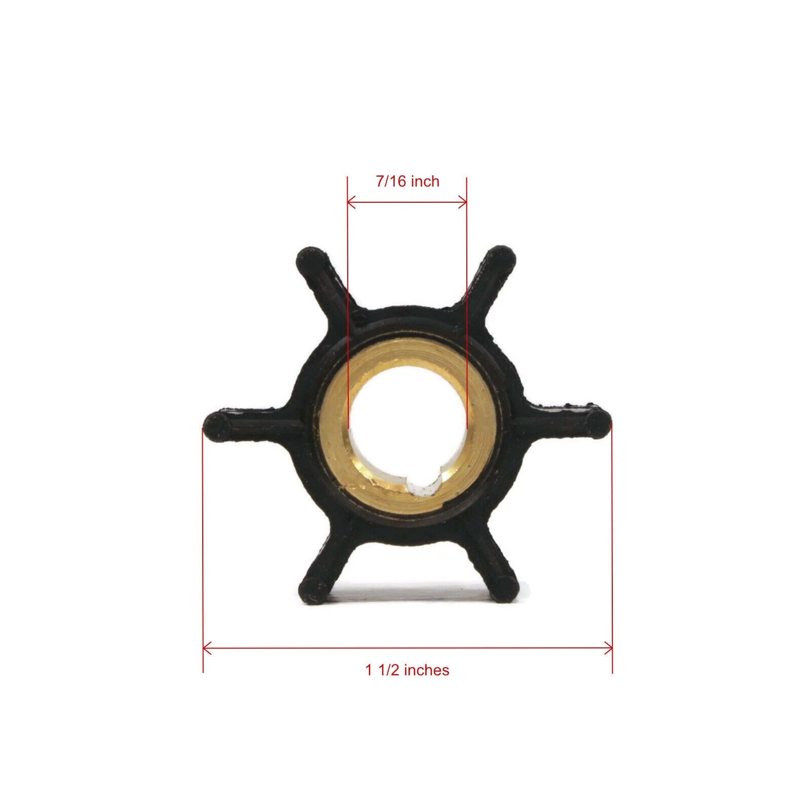 Water Pump Repair Kit for OMC Johnson Evinrude 4-8 HP Outboard (396644)