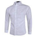 Set of 4 Slim Fit Long Sleeve Casual Shirts for Men