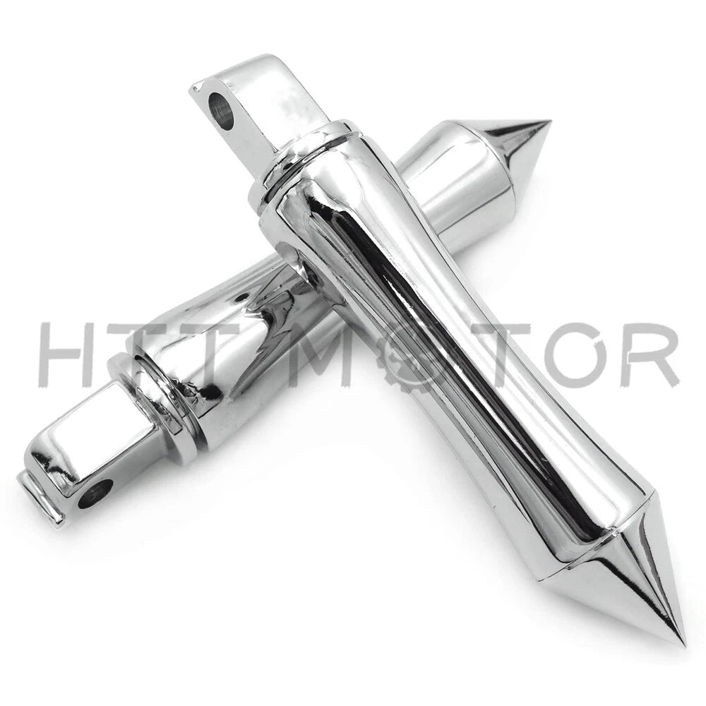 HTTMT Chrome Foot Pegs for Victory Hammer Vegas 8 Ball (2004–2017)