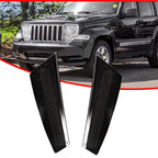Smoked Black Lens Front Fender Side Marker Light for Jeep Liberty (2008–2012)