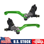 Brake Clutch Lever Set for Kawasaki KX60 KX80 KX125 KX250 KX400 KX450 KDX200 (1990–2023)