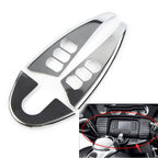 Chrome Inner Fairing Switch Panel Accent Cover for Harley Electra Glide