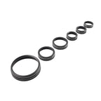 Stereo Tune Knob Headlight Switch Covers for Ford Bronco (2021-2022) Black