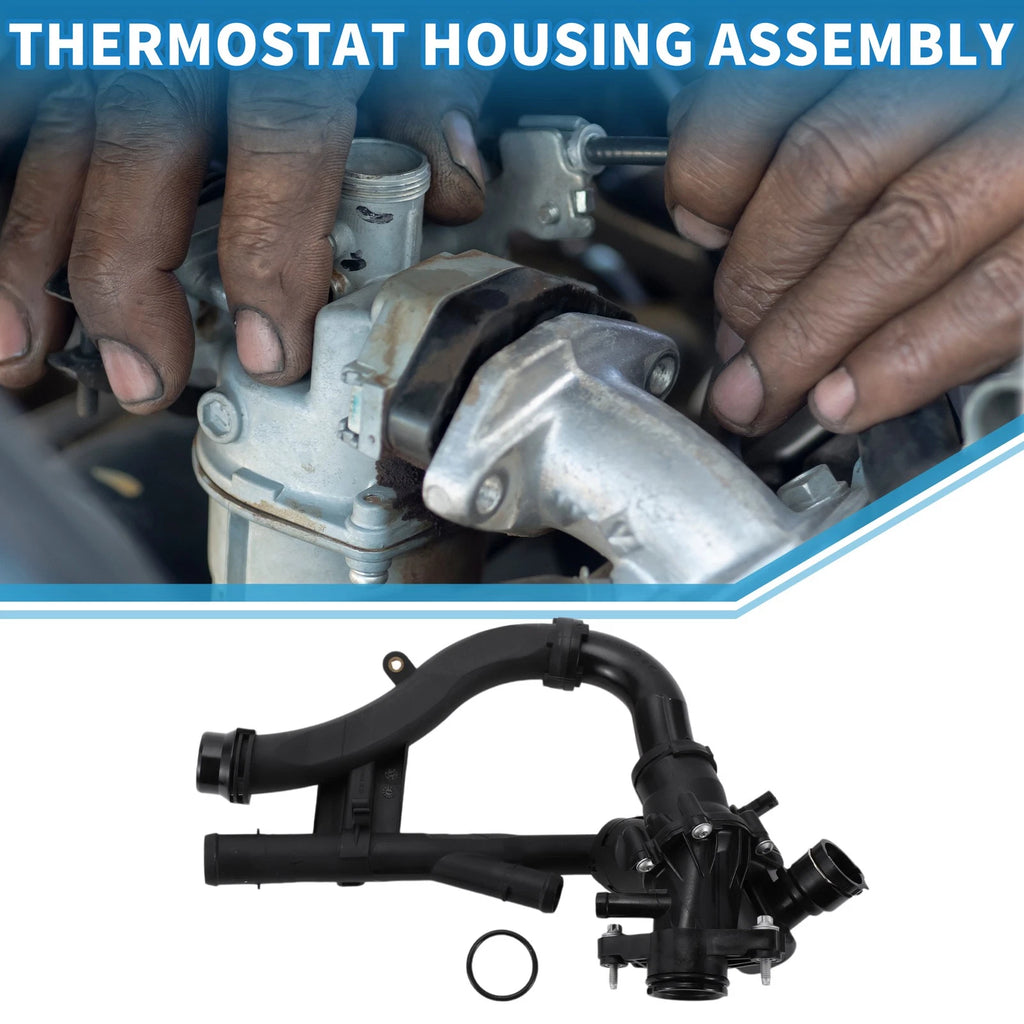 Engine Coolant Thermostat Housing Assembly for Mercedes-Benz C-Class E-Class (2001–2015)