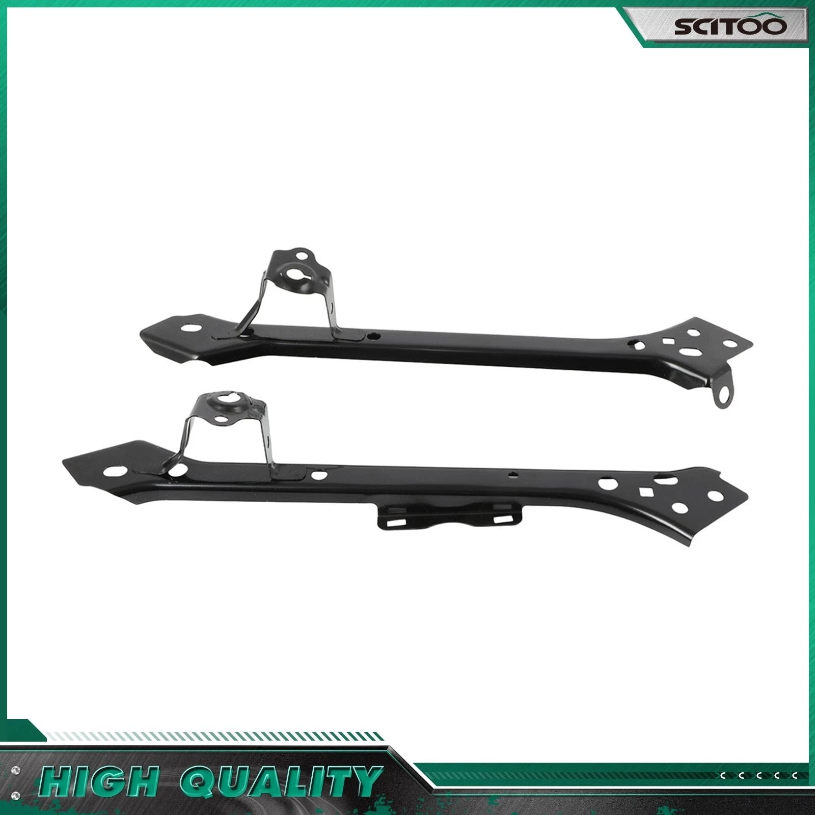 Set of 2 Radiator Support Brackets for Chevrolet Cruze (2016–2019)