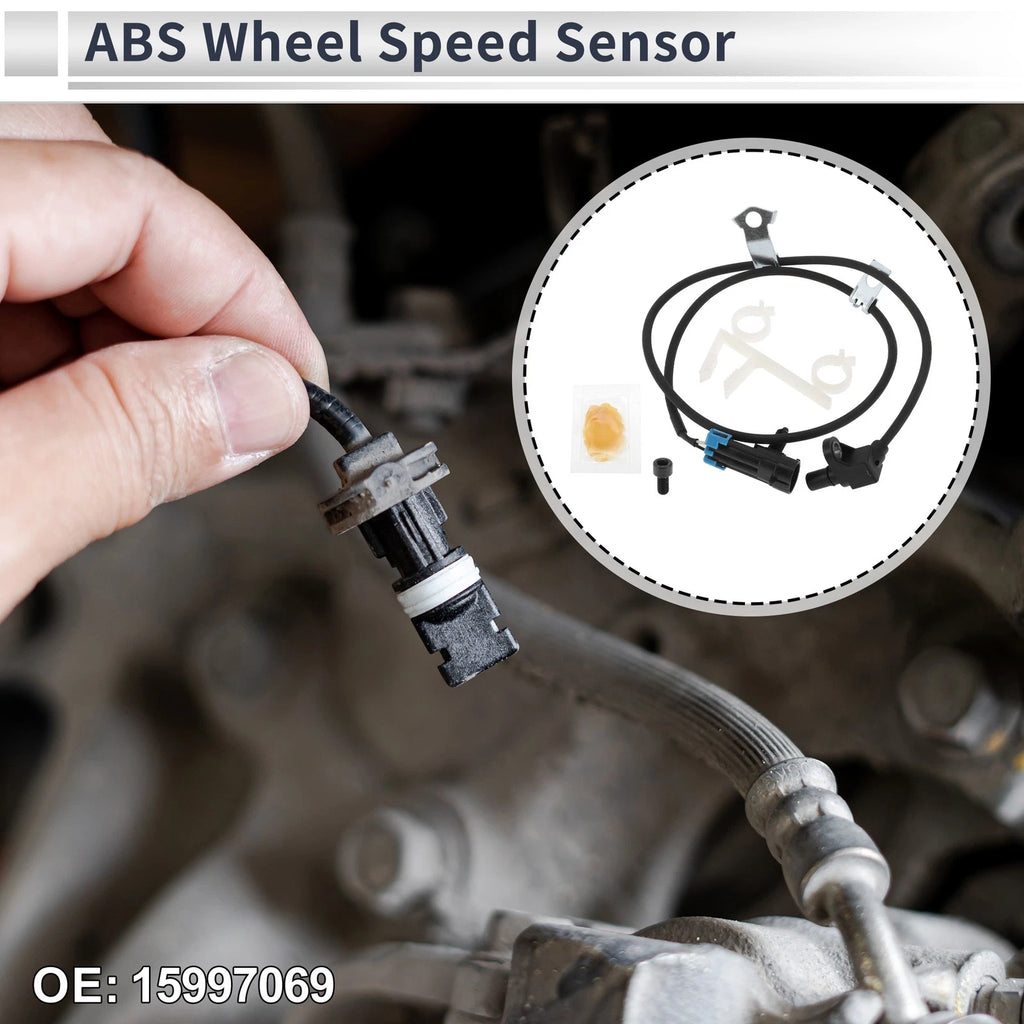 ABS Wheel Speed Sensor No. 15997069 for Chevrolet Astro (1994–2004) 1 Pc Front Left