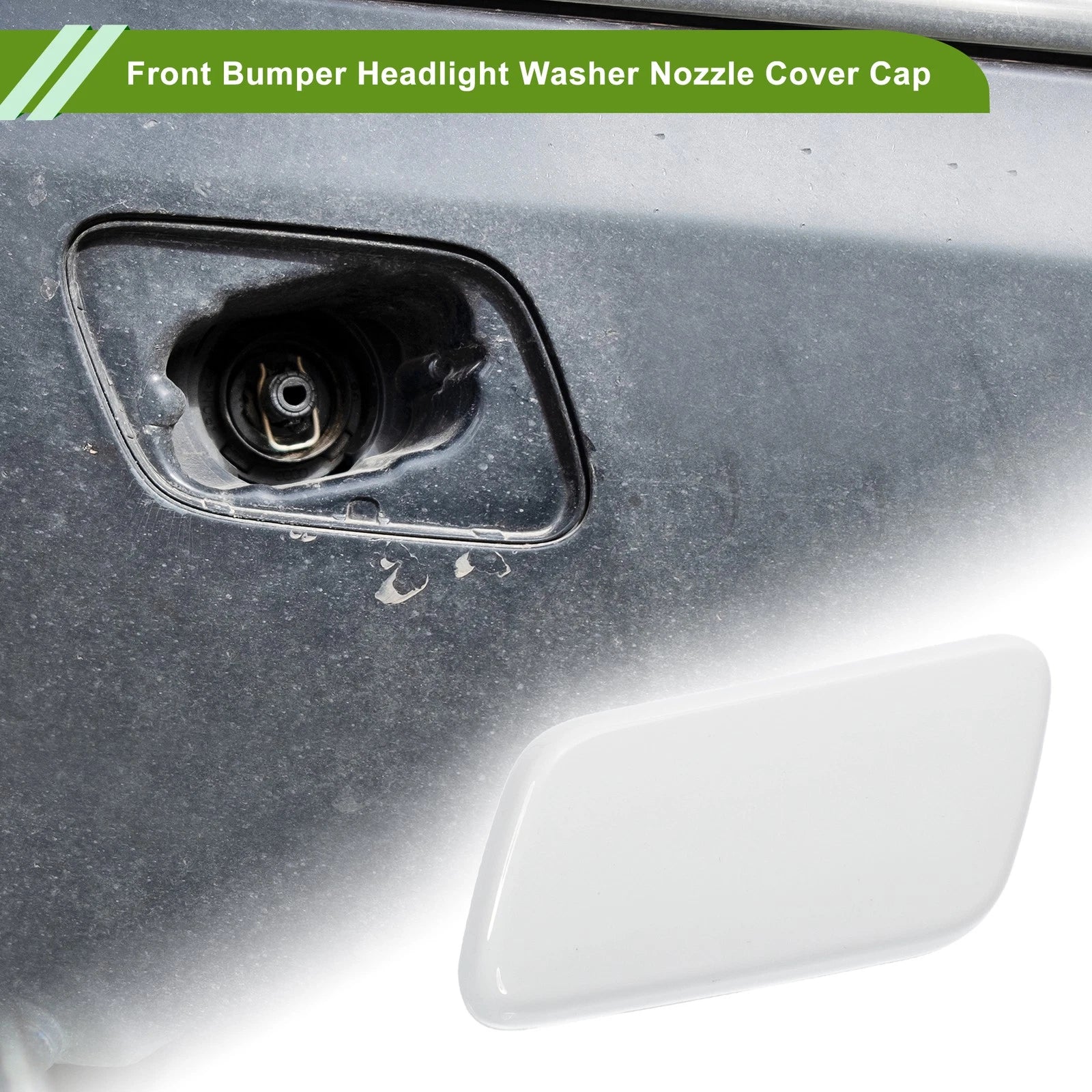 Front Left Washer Nozzle Cover for Toyota Land Cruiser (2013–2015) 8535460050 White