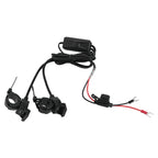 Handlebar Mounted Motorcycle Charger with High Efficiency Ports for