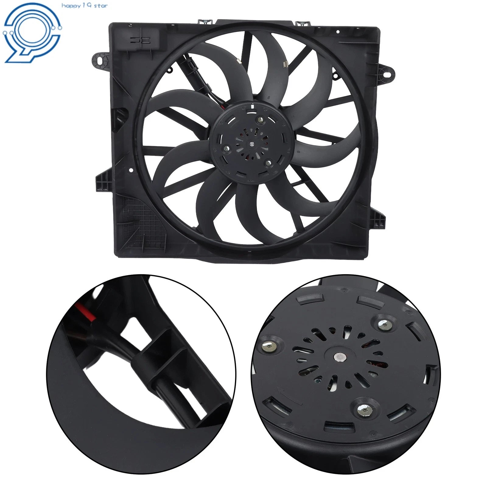 Cooling Fan Assembly for Jeep Wrangler Gladiator (2018–2023)