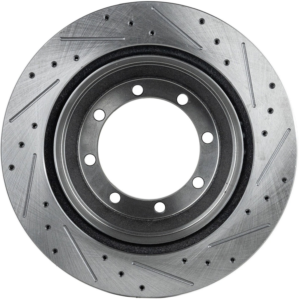 Brake Disc Set for Ford F-250 Super Duty (2012) Cross-drilled RWD