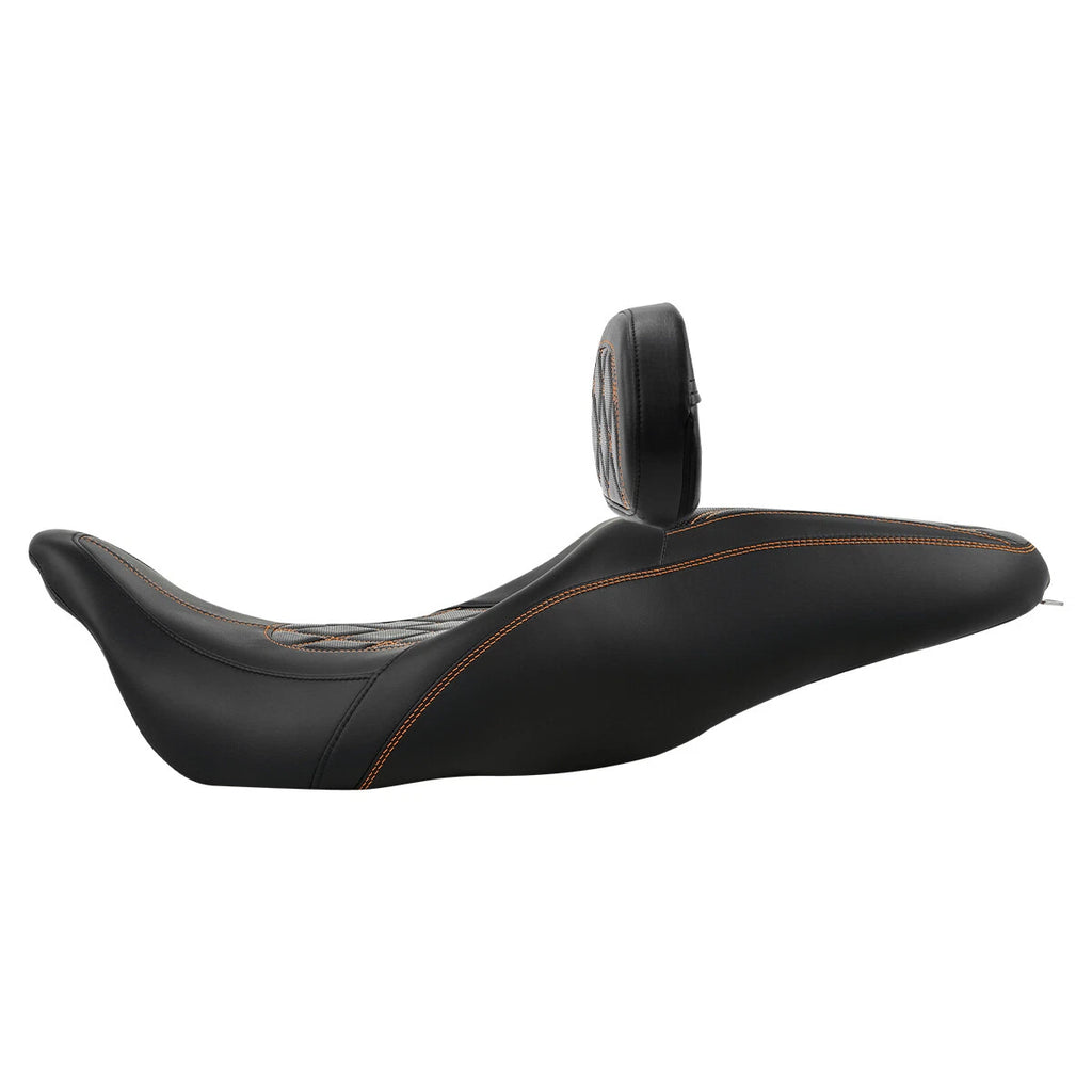 Driver Passenger Seat & Rider Pad for Harley Touring Electra Road Glide (2009–2021)