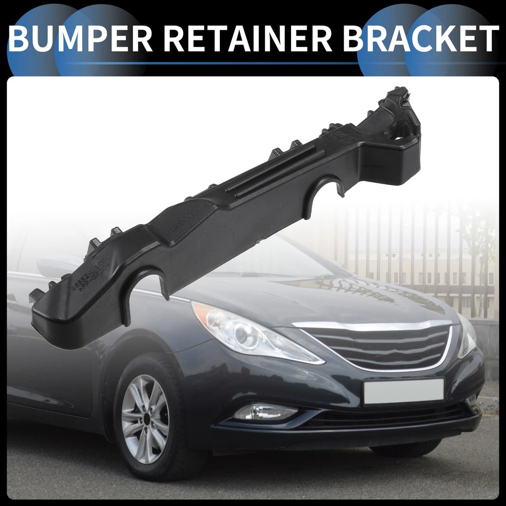 1pc Right Front Bumper Retainer Bracket for Hyundai Sonata (2020–2023) Black ABS