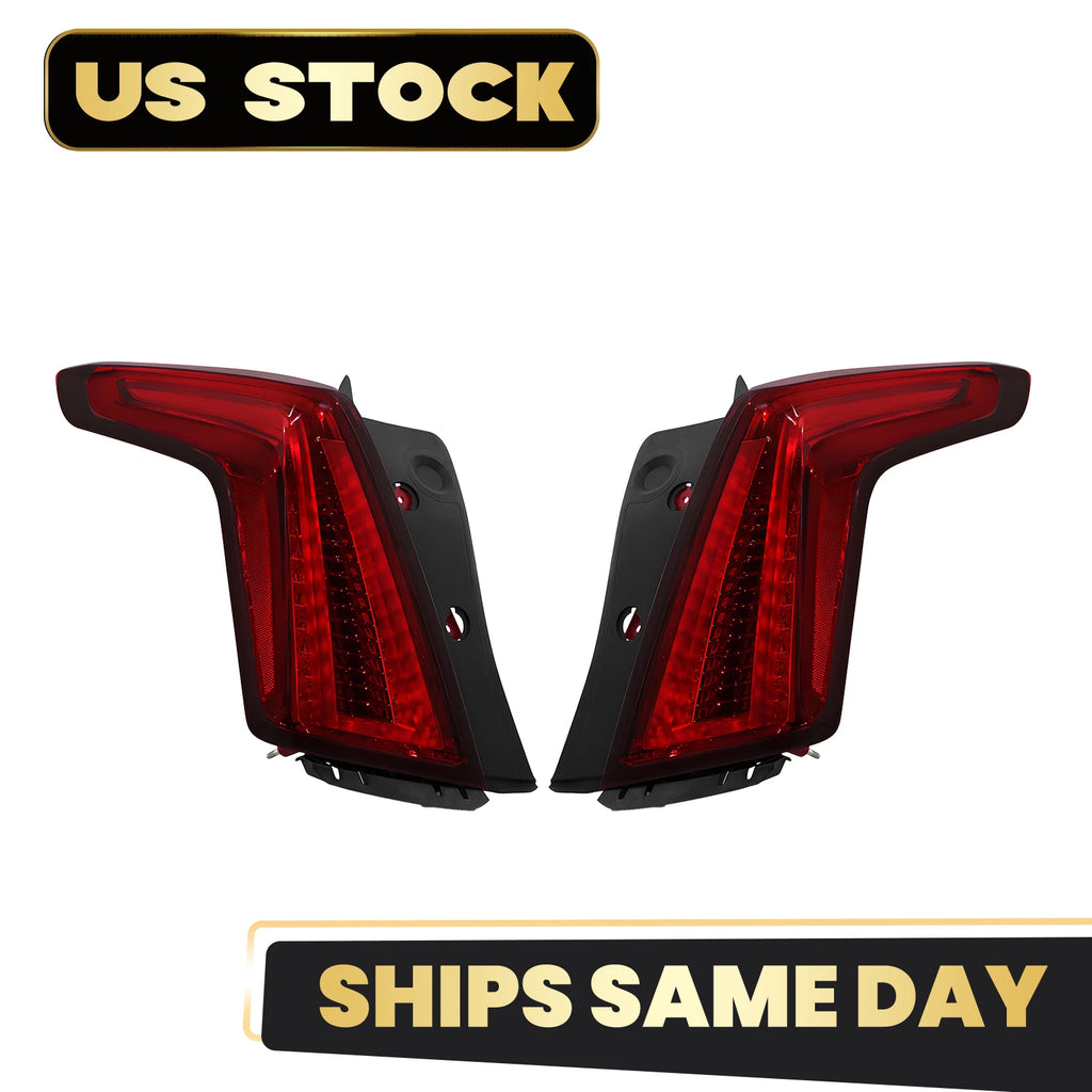 LED Tail Light Lamp Pair for Cadillac XT5 (2020–2025) Dark Red