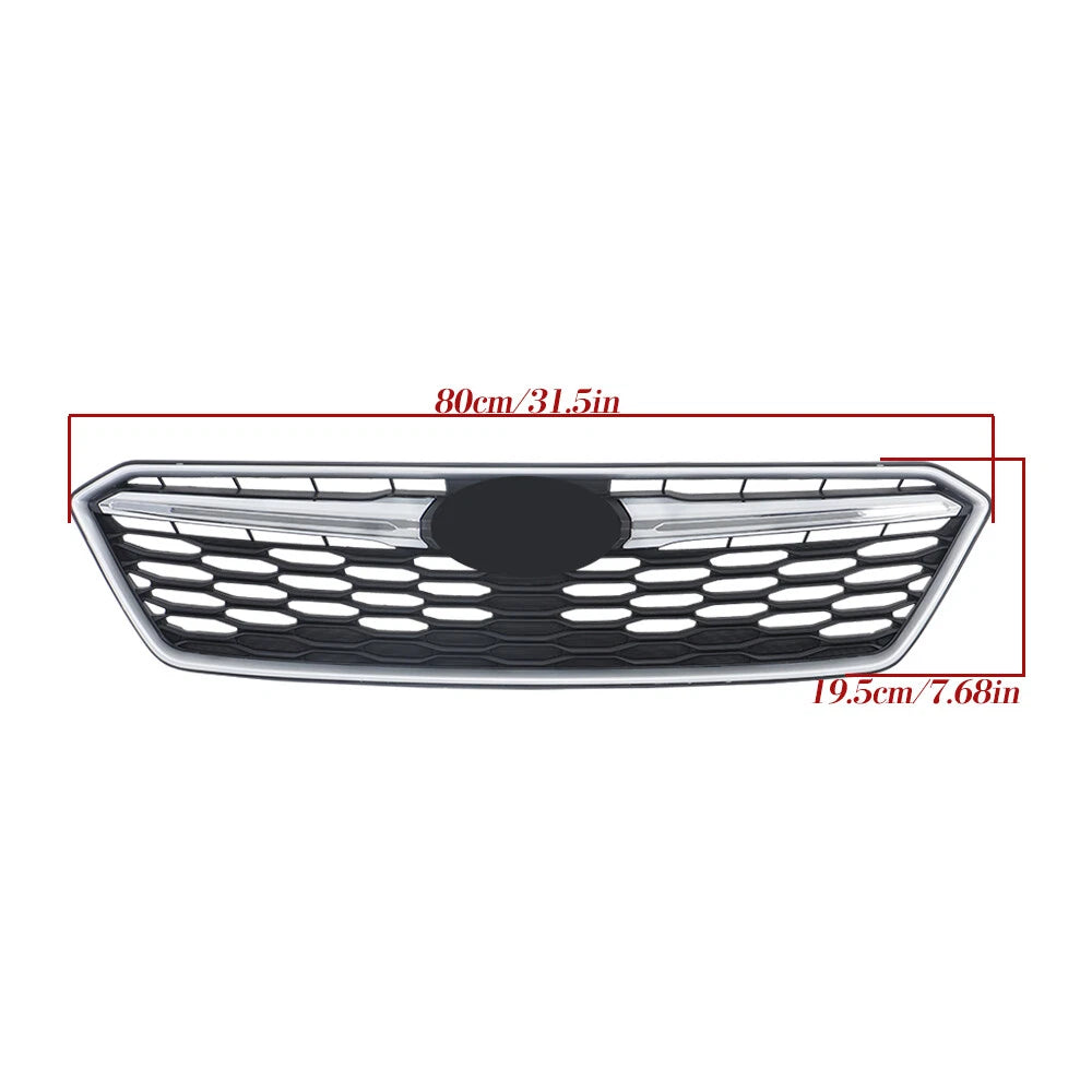 Front Upper Grill Bumper Grille for Subaru Impreza (2017–2019)