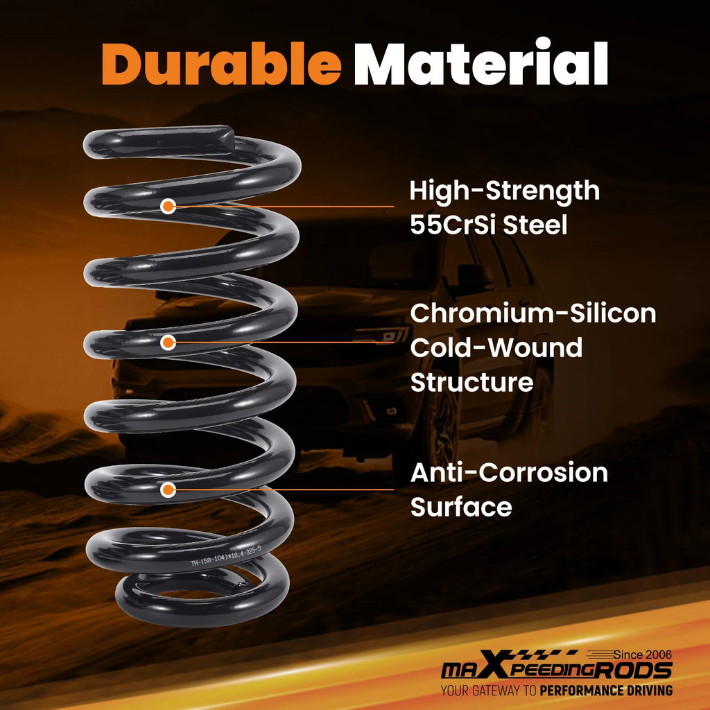 3" Lowering Springs + 5" Drop Axle Flip Kit for Ford F100 F150 2WD (1980–1996)