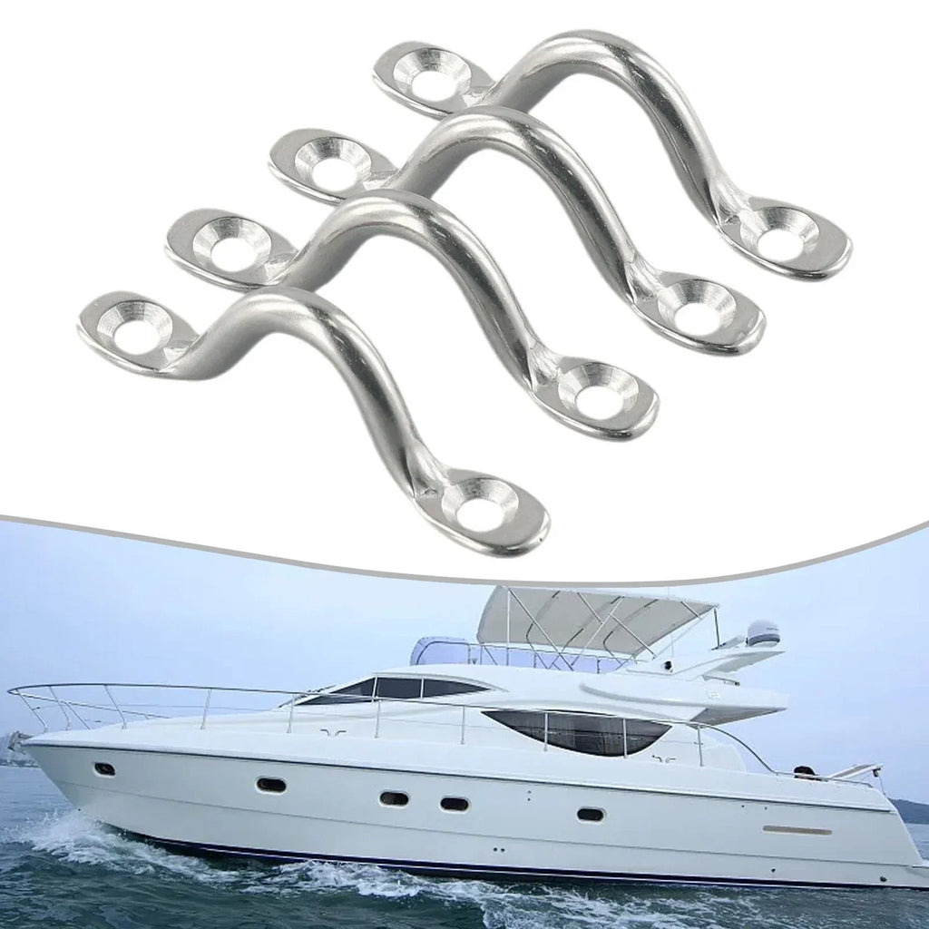 4 x Wire Eye Straps for Yacht Bow Camel Back Canopy