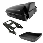 Chopped Trunk Backrest Mount Rack for Harley Road Glide (2014–2026)