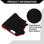Dashboard Cover Mat for Honda FIT Shuttle GK8 (2015-2022) Black Red 1 Set