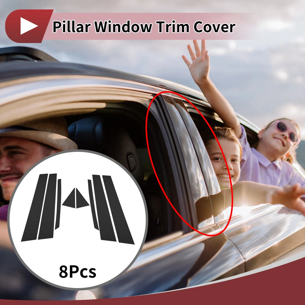 Door Pillar Window Trim for Nissan Teana (2002–2007) Black Left Right