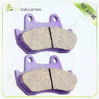 Set of 2 Front and Rear Brake Pads for Honda VT1100C Shadow 1100 (1987–1990) Carbon Fiber