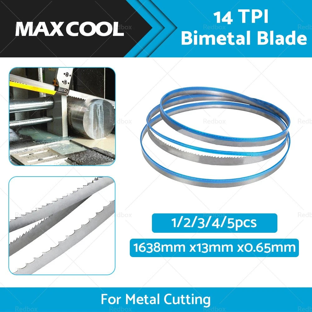 Bimetal Bandsaw Blade 1638mm x 13mm x 14 TPI for Metal Cutting