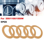 Set of 5 Rubber Piston Rings for Air Compressor Accessories