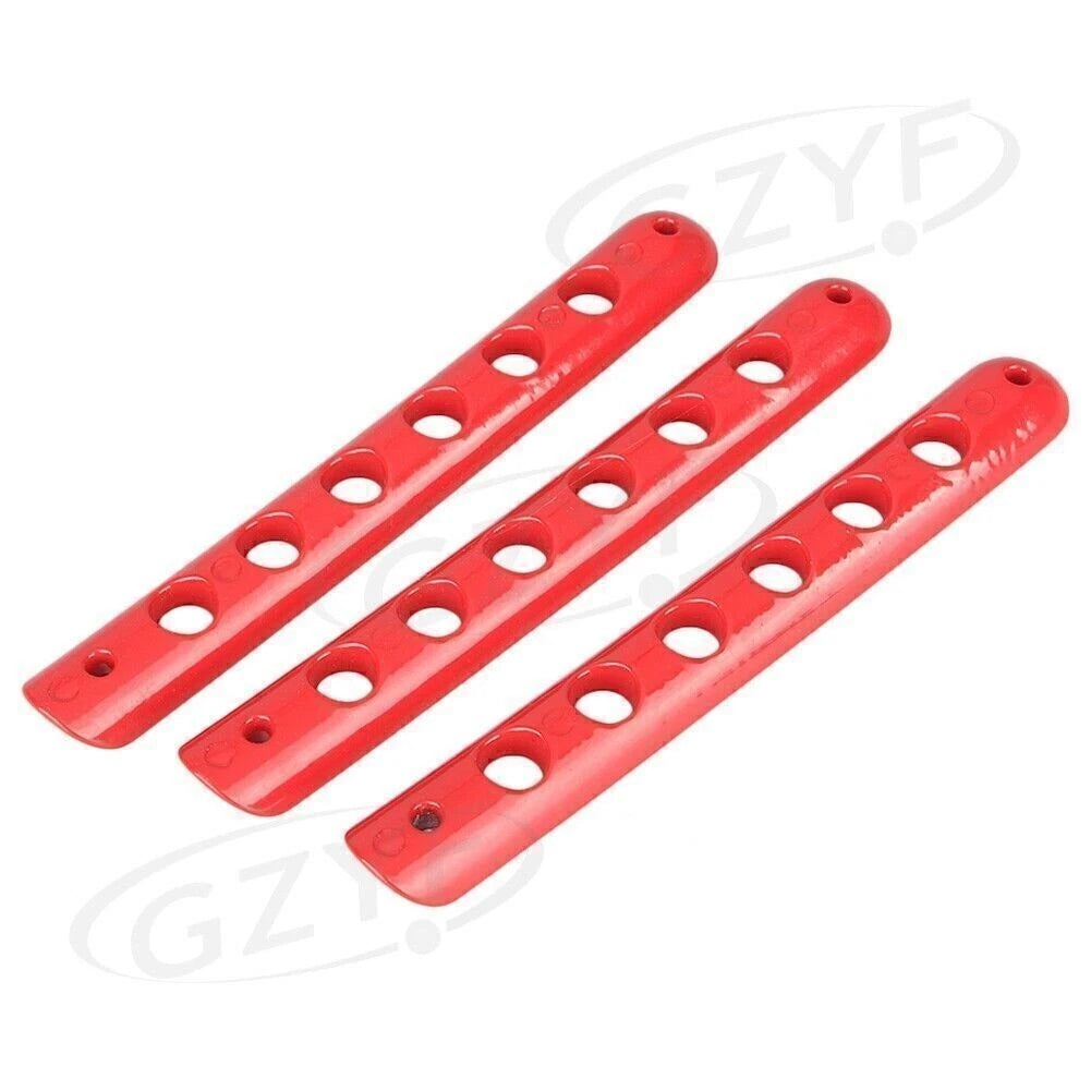 Red Door Handles Tailgate Aluminum Trim Inserts for Jeep Wrangler JK (2007–2016)