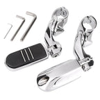 1-1/4" Adjustable Engine Guard Highway Foot Pegs for Harley