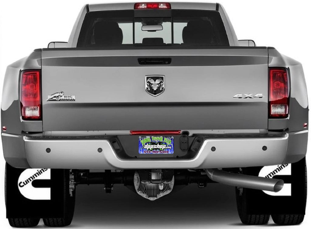 Pair of 24" x 24" Mud Flaps for Ram Truck (Cummins Logo)