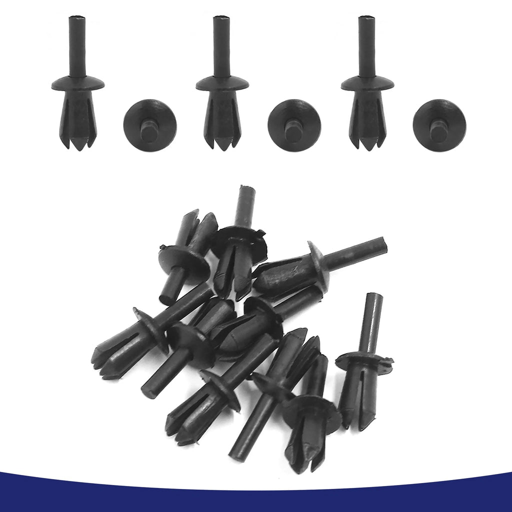 Set of 10 Rivet Engine Lining Trim Fastener Clips for BMW