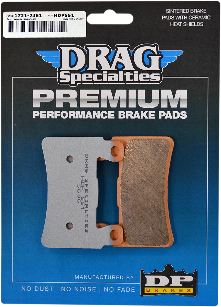 Sintered Brake Pads for Harley Davidson Softail (HDP551)
